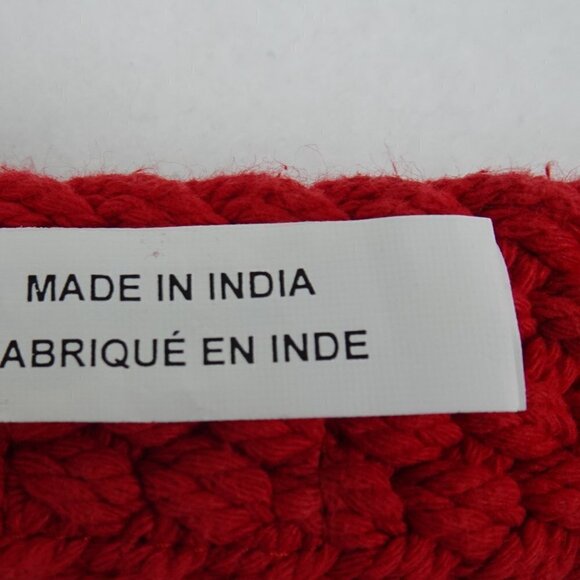 Polo Ralph Lauren Belt Men's Size L Red Webbed Adjustable O Ring Preppy - Picture 8 of 9